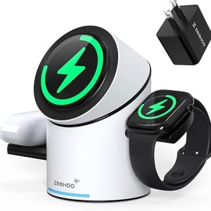 ZEEHOO 3-in-1 Mag-Safe Charging Station