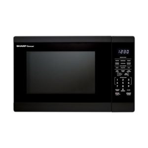 Sharp 1.4 Cu Ft Microwave Oven – 1100W Black Countertop