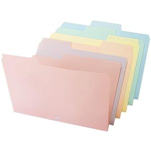 Mr. Pen Morandi Poly File Folders - 6 Pack Letter Size