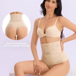 Esa Liang High-Waisted Thong Shapewear Panties