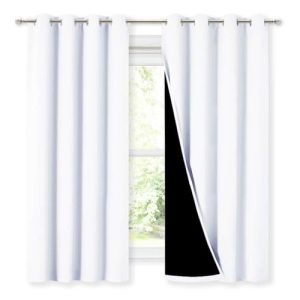 NICETOWN 100% Blackout Lined Curtains - Thermal Drapes