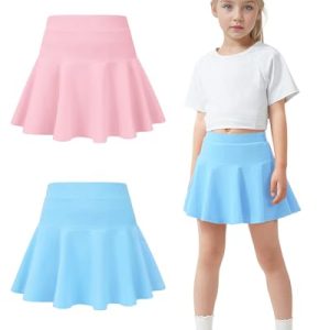 Toddler Girls Athletic Skorts 2-Pack – Tennis, Golf Skirts