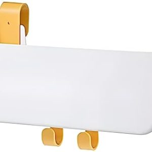 7UYUU Bunk Bed Shelf: White Plastic Bedside Caddy