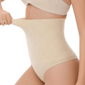 High-Waisted Thong Shapewear: Tummy Control & Seamless