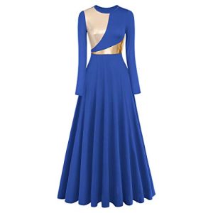 Women's Metallic Liturgical Praise Dance Dress