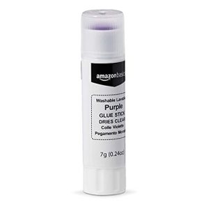 Amazon Basics Purple Washable Glue Sticks (30-Pack)