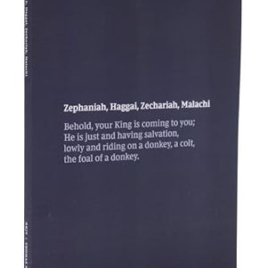 NKJV Bible Journal - Zephaniah, Haggai, Zechariah, Malachi