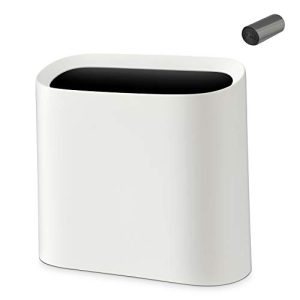 SUBEKYU Slim 2.3 Gal Trash Can - Bathroom & Office