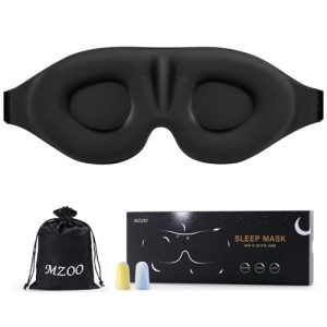 MZOO 3D Sleep Mask - Zero Pressure, Side Sleeper