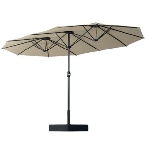 15ft Large Patio Umbrella with Base Included