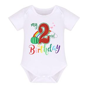 Watermelon 2nd Birthday Outfit – Romper Tutu Set