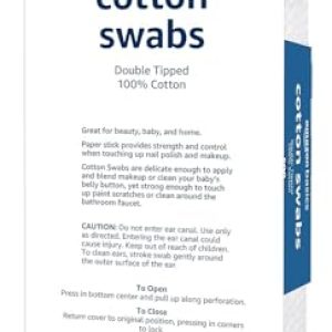 Amazon Basics Cotton Swabs – 500 Count, 1 Pack