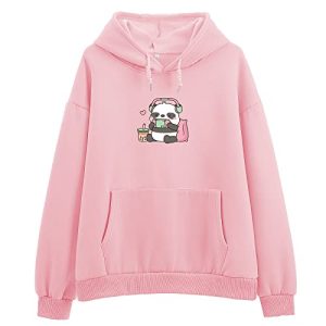 Weetiotio Cute Panda Oversized Hoodie for Teens