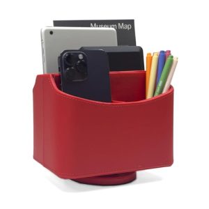 UnionBasic 360 Degree Rotating Desk Organizer - Red
