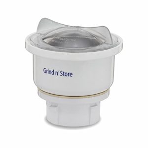 Preethi 0.4L Grind n' Store Chutney Jar - Blue Leaf