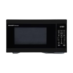 Sharp 1.1 Cu Ft Microwave Oven – 1000W Black Countertop