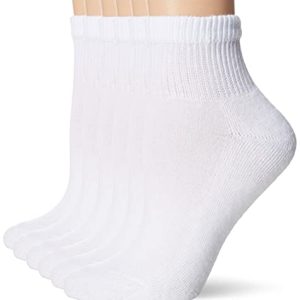 Hanes Ultimate Women’s 6-Pack Ankle Athletic Socks