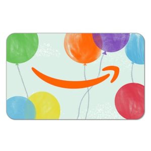 Amazon eGift Card - Animated Bright Balloons - Instant