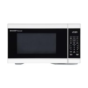 Sharp 1.1 Cu Ft Microwave Oven – 1000W White Countertop