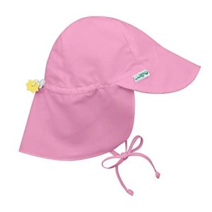 Baby Flap Sun Protection Swim Hat - Light Pink (0-6M)