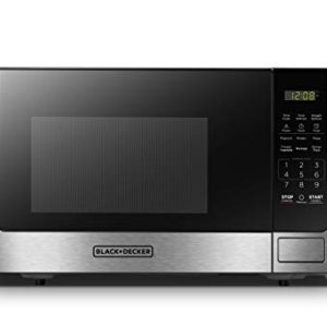 BLACK+DECKER 0.9 Cu Ft Microwave - Digital, SS