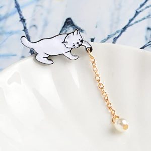 Cute Cat Enamel Pins for Backpacks, Clothes & Hats