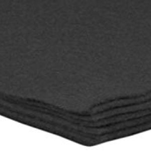Black Felt Sheets - 6PC for Crafts & Costumes