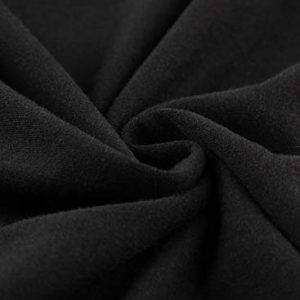 Big Girls Black Short Sleeve Top with Side Buttons