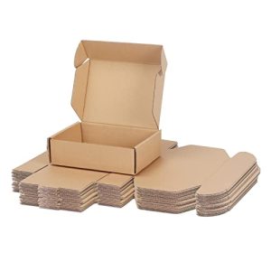PHAREGE 7x5x2 Inch Shipping Boxes – 25 Pack Brown