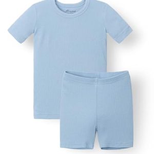 AVAUMA Newborn Baby Snug-Fit Pajamas Summer Short Set