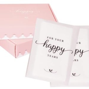 Happy Tears Wedding Tissues - 20 Guest Packs