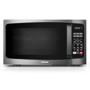Toshiba 0.9 Cu Ft Microwave Oven – Black Stainless Steel