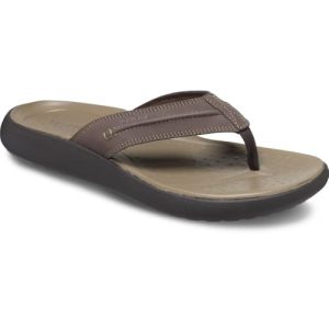 Crocs Men’s Yukon Vista II Leather Flip Flops