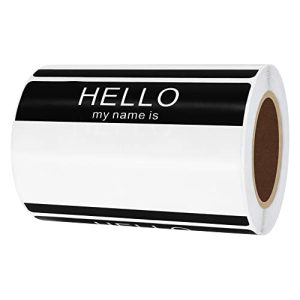 ‘Hello My Name Is’ Writable Name Tags (200 Count)