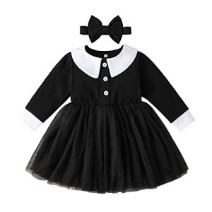 Sinhoon Baby Girls Halloween Dress - Long Sleeve Toddler Outfit