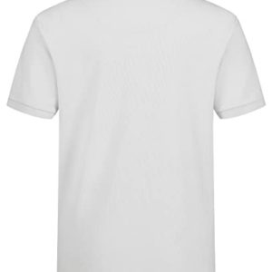 Nautica Big Boys’ Uniform Pique Polo – White (Sizes 18-20)