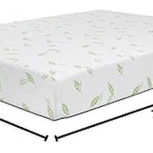 NapQueen Twin 8in Green Tea Memory Foam Mattress