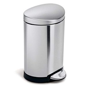 simplehuman 1.6 Gal Step Can - Brushed Stainless
