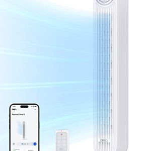 Dreo Smart Tower Fan: 25ft/s Airflow, WiFi Voice Control