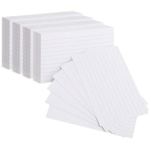 Mr. Pen Lined White Index Cards 3×5 – 500 Count