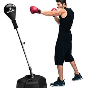 Height Adjustable Punching Bag with Stand – Boxing Training