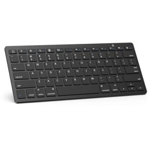 OMOTON Bluetooth Keyboard for iPad & Tablets – Black