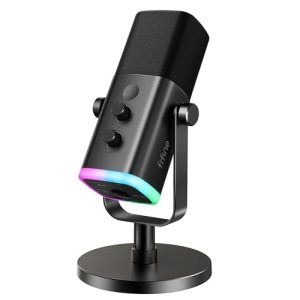 FIFINE AmpliGame AM8 USB/XLR Dynamic RGB Microphone