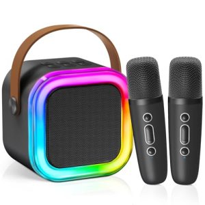 Mini Karaoke Machine for Kids - Portable Bluetooth Speaker