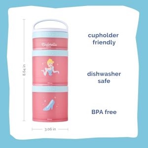 Whiskware Disney Princess Stackable Snack Containers