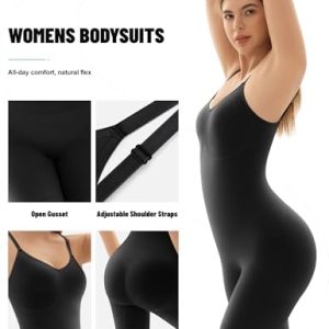SOL LORA Seamless Bodysuit Shapewear: Tummy Control & Lift