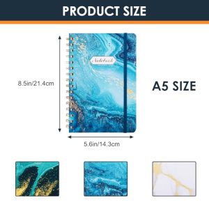 LABUK 3 Pack A5 Aesthetic Spiral Notebooks – College Ruled