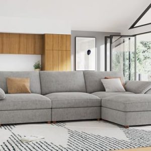 EASE MOOSE Oversized Modular Sectional Sofa & Ottoman