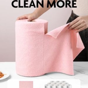 Fantasticlean 75-Pack Microfiber Cleaning Cloth Roll