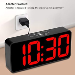 DreamSky 9-inch Digital Alarm Clock – Jumbo LED Display